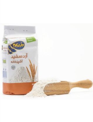 تصویر  آرد آشپزخانه سفید